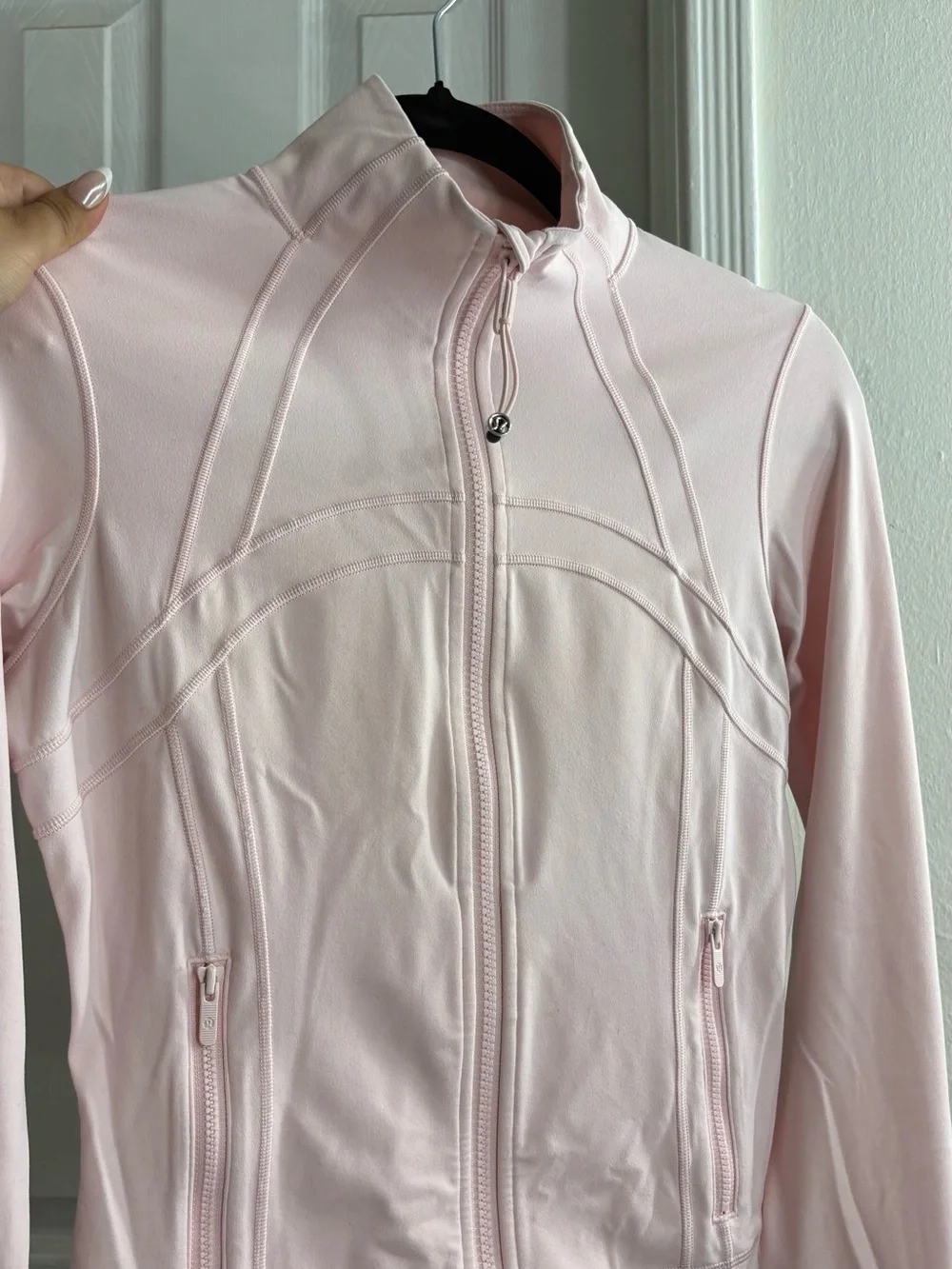 lululemon cropped define jacket *strawberry milkshake*